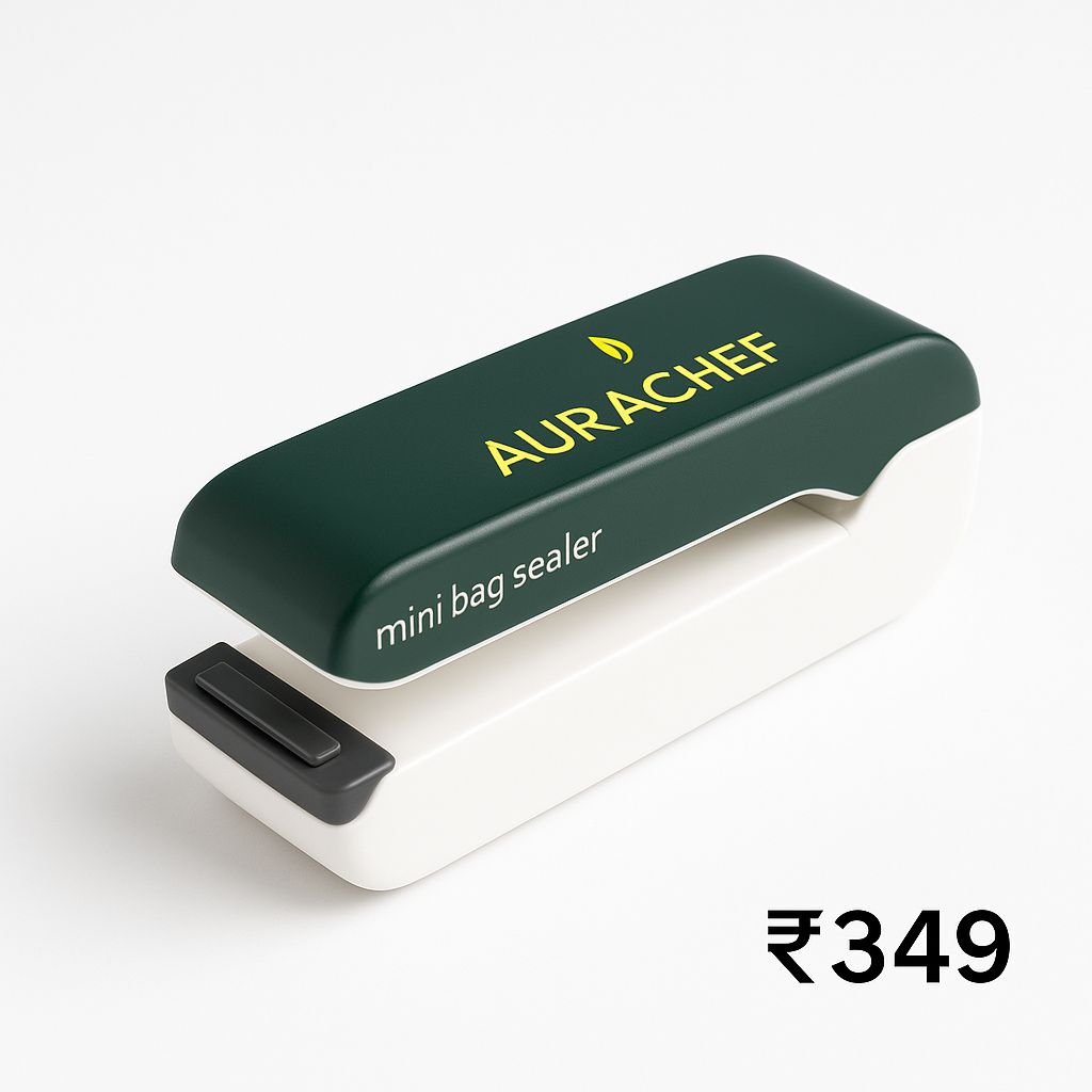 SealSwift™ 2‑in‑1 Bag Sealer & Cutter – Keep Food Fresh in Seconds