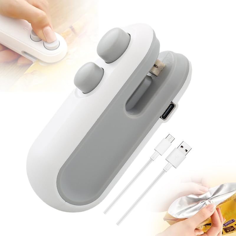 SealSwift™ 2‑in‑1 Bag Sealer & Cutter – Keep Food Fresh in Seconds