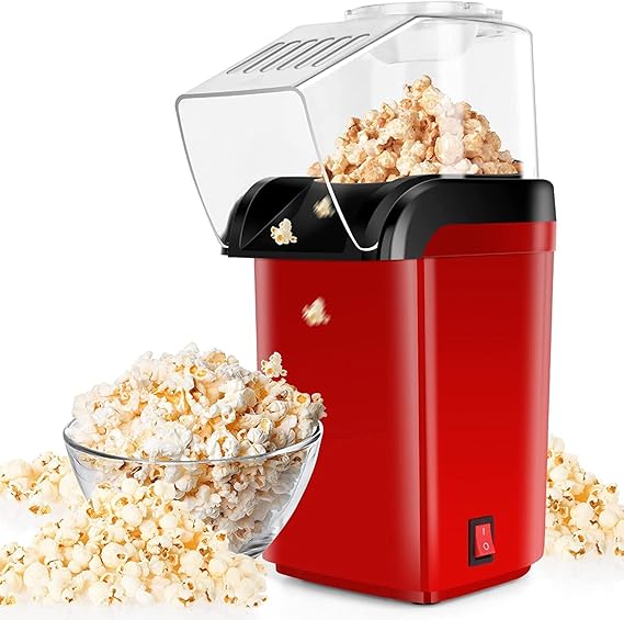 Electric Hot Air Popcorn Maker | Oil-Free | Quick & Healthy Snacking